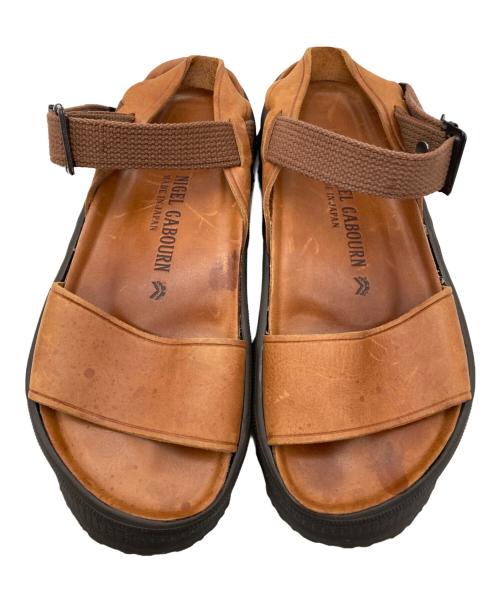 NIGEL CABOURN（ナイジェルケーボン）NIGEL CABOURN (ナイジェルケーボン) アーミーレザーサンダル ブラウン サイズ:27cmの古着・服飾アイテム
