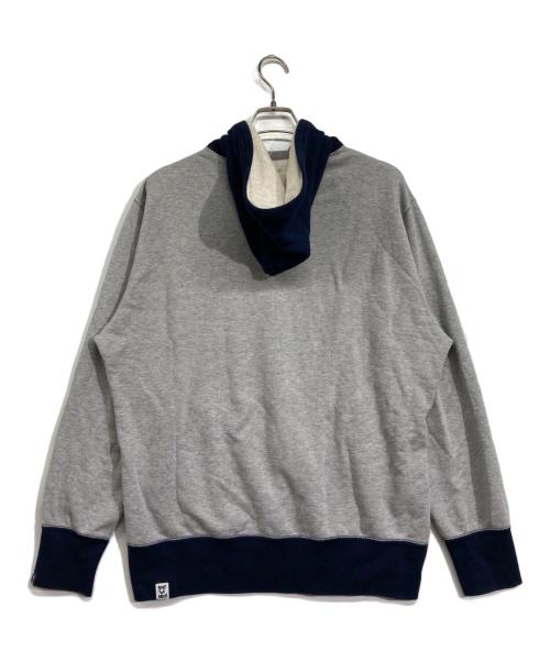 LOOPWHEELER（ループウィラー）LOOPWHEELER (ループウィラー) LOWERCASE (ロウワーケース) Pullover Hoodie グレー サイズ:Lの古着・服飾アイテム