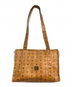 MCMエムシーエム）の古着「スクエアハンドバッグ」｜ブラウン