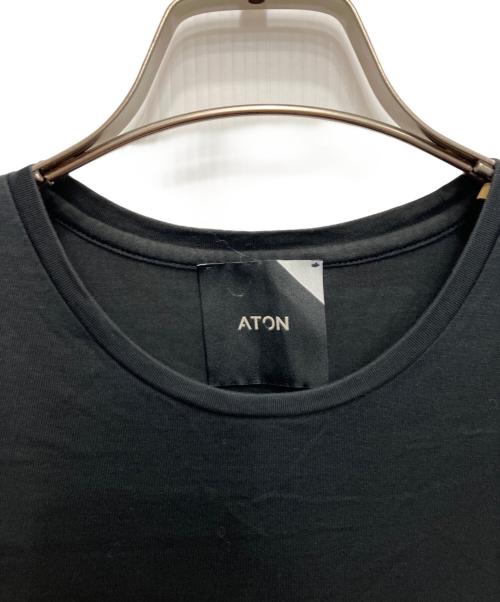 ATON（エイトン）ATON (エイトン) SUVIN 60/2 SLEEVELESS DRESS ブラック サイズ:2の古着・服飾アイテム