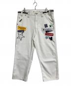 BARNI VARNOバーニヴァーノ）の古着「デニムパンツ」｜ホワイト