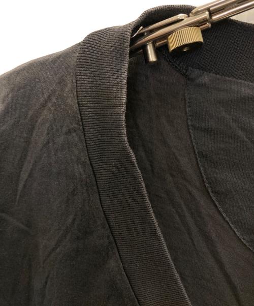 MM6 Maison Margiela（エムエムシックスメゾンマルジェラ）MM6 Maison Margiela (エムエムシックスメゾンマルジェラ) Vネックカットソー ブラック サイズ:Sの古着・服飾アイテム