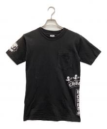 CHROME HEARTS（クロムハーツ）の古着「FOTI HARRIS TEETER S/S TEE/フォティ ハリスティーター コラボTシャツ」｜ブラック