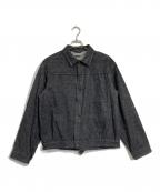 COMOLIコモリ）の古着「デニムジャケット」｜ブラック