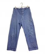COMOLIコモリ）の古着「DENIM OVER PANTS」｜ブルー