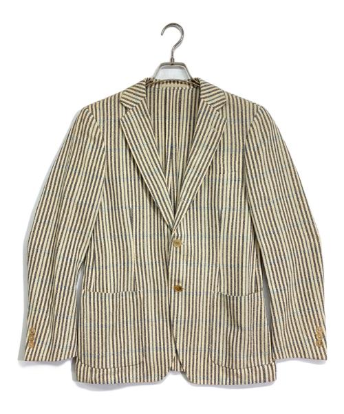 TOMORROW LAND（トゥモローランド）TOMORROW LAND (トゥモローランド) シルクウールテーラードジャケット アイボリー サイズ:SIZE 46の古着・服飾アイテム