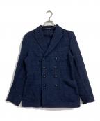 THE GIGIザ・ジジ）の古着「ツイードダブルジャケット」｜ネイビー
