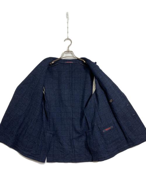 THE GIGI（ザ・ジジ）THE GIGI (ザ・ジジ) ツイードダブルジャケット ネイビー サイズ:46の古着・服飾アイテム