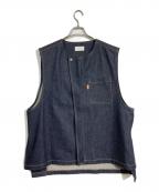 RYO TAKASHIMAリョウタカシマ）の古着「デニムベスト」｜インディゴ