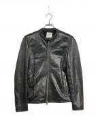 UNITED TOKYOユナイテッドトーキョー）の古着「シングルライダースジャケット」｜ブラック