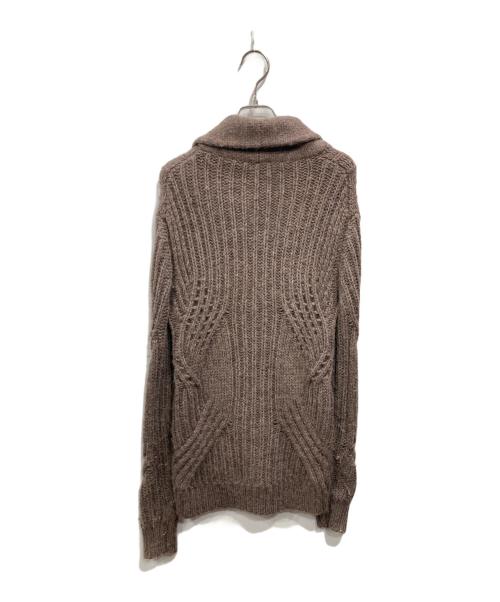 ARMANI EXCHANGE（アルマーニ エクスチェンジ）ARMANI EXCHANGE (アルマーニ エクスチェンジ) アルパカ混カーディガン ブラウン サイズ:Sの古着・服飾アイテム