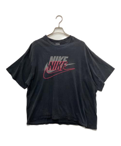 NIKE（ナイキ）NIKE (ナイキ) オールドロゴプリントTシャツ ブラック サイズ:2XLの古着・服飾アイテム