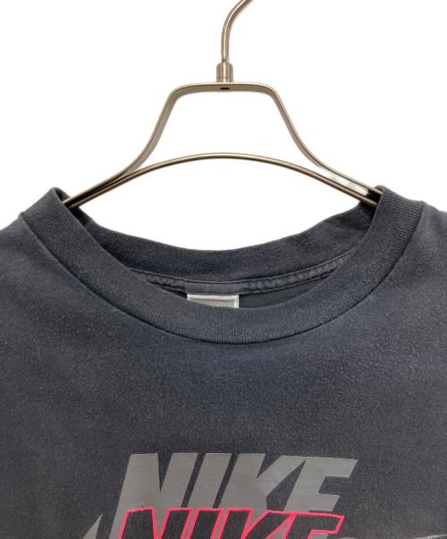 NIKE（ナイキ）NIKE (ナイキ) オールドロゴプリントTシャツ ブラック サイズ:2XLの古着・服飾アイテム