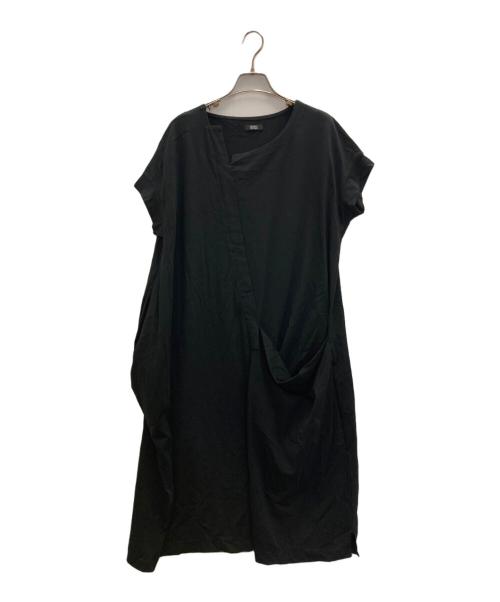 MOYURU（モユル）MOYURU (モユル) デザインカットソーワンピース ブラック サイズ:Mの古着・服飾アイテム