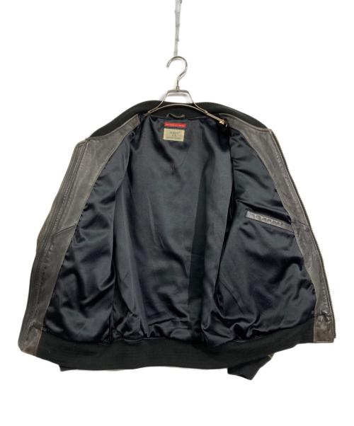 AVIREX（アヴィレックス）AVIREX (アヴィレックス) ウエストポイントMA-1 レザージャケット ブラウン サイズ:XLの古着・服飾アイテム