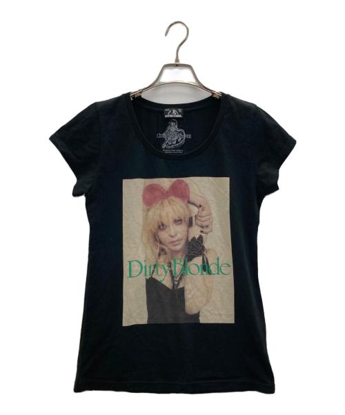 Hysteric Glamour（ヒステリックグラマー）Hysteric Glamour (ヒステリックグラマー) Dirty Blonde Tシャツ ブラック サイズ:FREEの古着・服飾アイテム