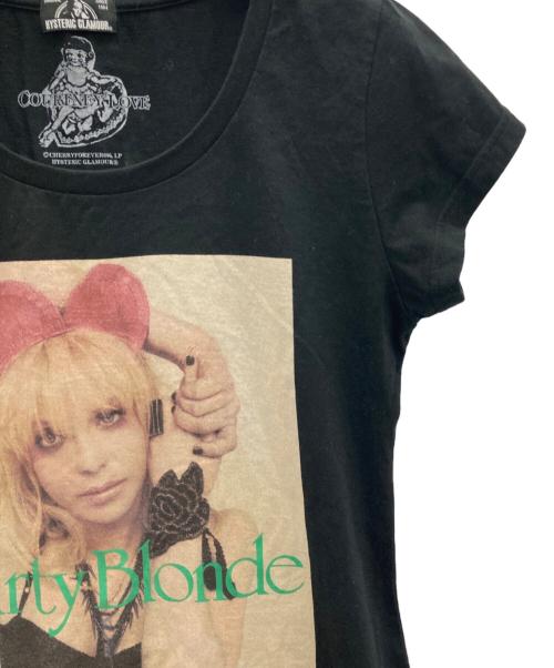 Hysteric Glamour（ヒステリックグラマー）Hysteric Glamour (ヒステリックグラマー) Dirty Blonde Tシャツ ブラック サイズ:FREEの古着・服飾アイテム
