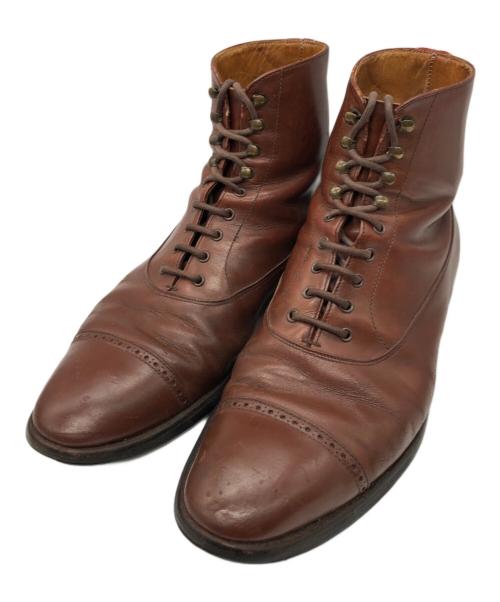 Crockett & Jones（クロケット＆ジョーンズ）Crockett & Jones (クロケット＆ジョーンズ) レースアップブーツ ブラウン サイズ:SIZE 7Eの古着・服飾アイテム
