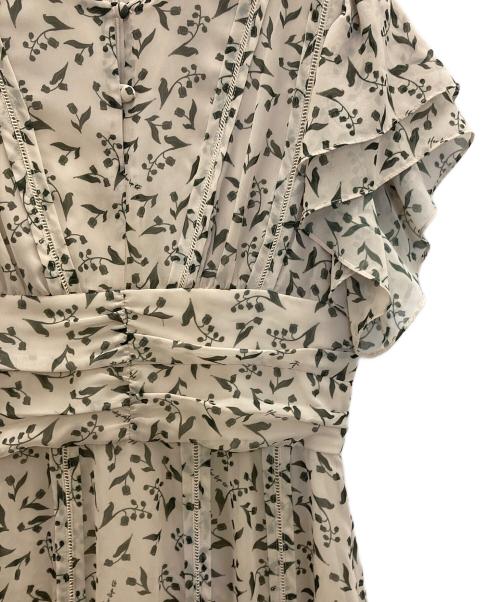 HER LIP TO（ハーリップトゥ）Her lip to (ハーリップトゥ) Muguet-printed Romantic Dress ベージュ サイズ:Sの古着・服飾アイテム