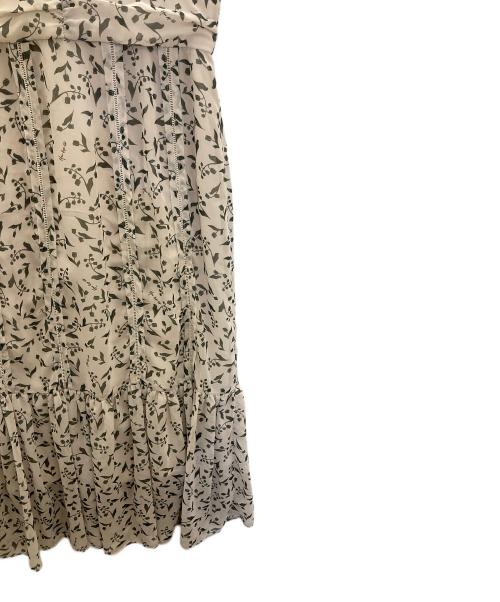 HER LIP TO（ハーリップトゥ）Her lip to (ハーリップトゥ) Muguet-printed Romantic Dress ベージュ サイズ:Sの古着・服飾アイテム