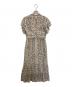 Her lip to（ハーリップトゥ）の古着「Muguet-printed Romantic Dress」｜ベージュ