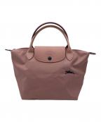 LONGCHAMPロンシャン）の古着「舟型トート」｜ピンク