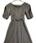 Her lip to (ハーリップトゥ) ベルテッドパフスリーブワンピース グレー サイズ:S：5000円