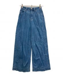 YANUK（ヤヌーク）の古着「リリス ワイドデニム」｜スカイブルー