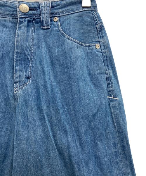 YANUK（ヤヌーク）YANUK (ヤヌーク) リリス ワイドデニム スカイブルー サイズ:21の古着・服飾アイテム