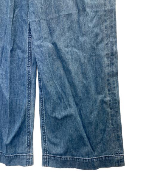 YANUK（ヤヌーク）YANUK (ヤヌーク) リリス ワイドデニム スカイブルー サイズ:21の古着・服飾アイテム