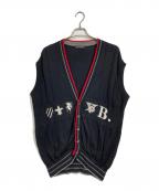 BARNI VARNOバーニヴァーノ）の古着「ニットベスト」｜ブラック