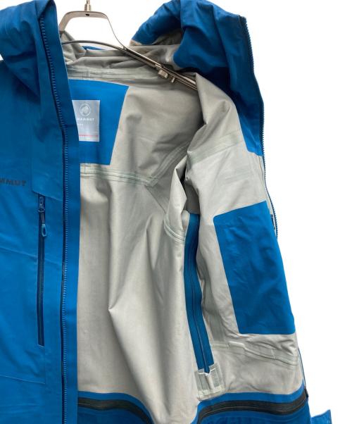 MAMMUT（マムート）MAMMUT (マムート) ウィンターフィールド ソフトシェル フーデッド ジャケット ブルー サイズ:Mの古着・服飾アイテム