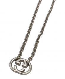 GUCCI（グッチ）の古着「GGインターロッキングネックレス」｜シルバー