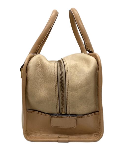epoi（エポイ）epoi (エポイ) レザーハンドバッグ ベージュの古着・服飾アイテム