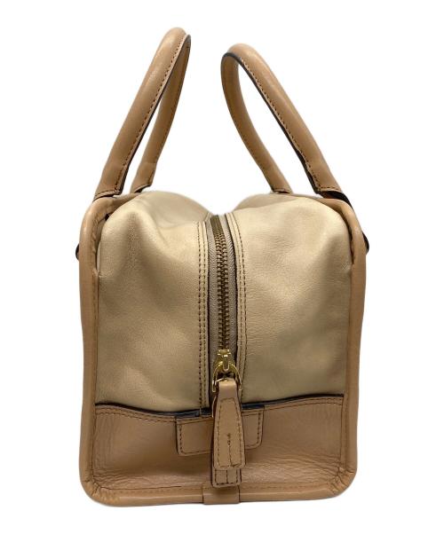 epoi（エポイ）epoi (エポイ) レザーハンドバッグ ベージュの古着・服飾アイテム