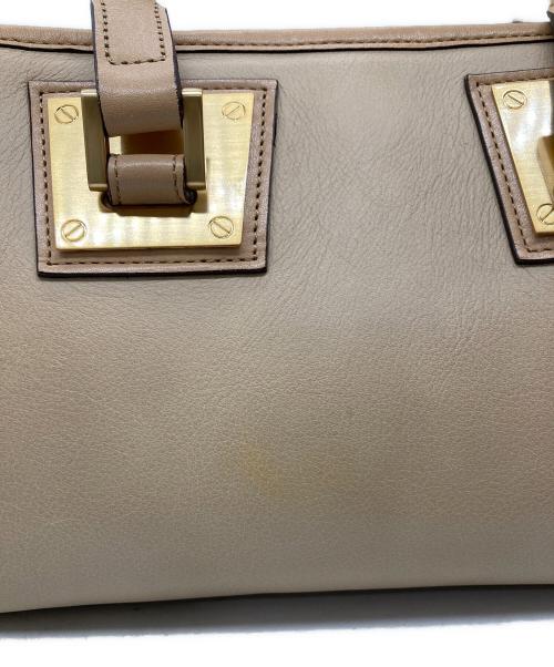 epoi（エポイ）epoi (エポイ) レザーハンドバッグ ベージュの古着・服飾アイテム