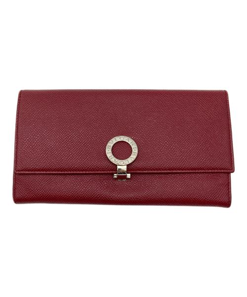 BVLGARI（ブルガリ）BVLGARI (ブルガリ) ビーゼロワン長財布 レッドの古着・服飾アイテム