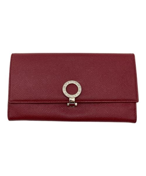 BVLGARI（ブルガリ）BVLGARI (ブルガリ) ビーゼロワン長財布 レッドの古着・服飾アイテム