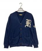 Rugby Ralph Laurenラグビーラルフローレン）の古着「レタードカーディガン」｜ネイビー