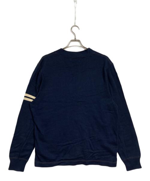 Rugby Ralph Lauren（ラグビーラルフローレン）Rugby Ralph Lauren (ラグビーラルフローレン) レタードカーディガン ネイビー サイズ:XLの古着・服飾アイテム