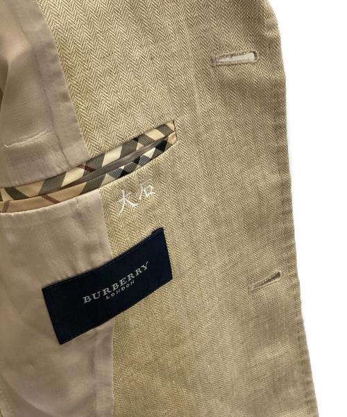 BURBERRY LONDON（バーバリーロンドン）BURBERRY LONDON (バーバリーロンドン) リネンジャケット ベージュ サイズ:Lの古着・服飾アイテム
