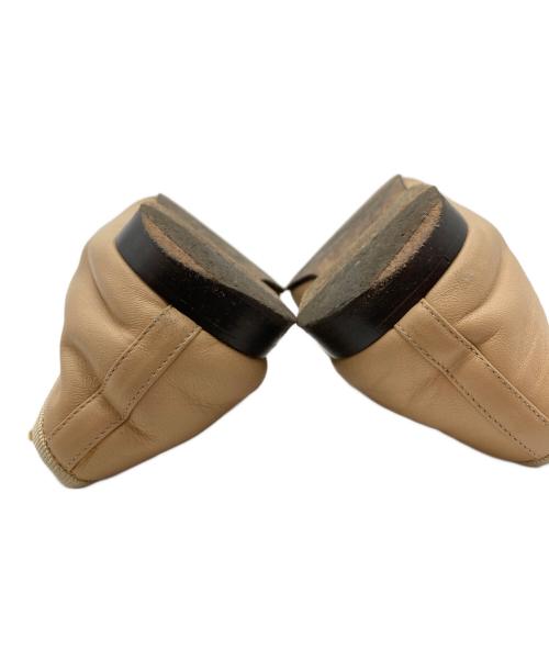 CHANEL（シャネル）CHANEL (シャネル) ココマークバレエパンプス ベージュ×ブラック サイズ:37Cの古着・服飾アイテム