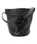 Permanent Ageパーマネントエイジ）の古着「バケツ型ショルダーバッグ」｜ブラック