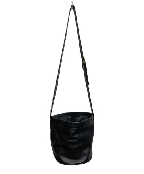Permanent Age（パーマネントエイジ）permanent age (パーマネントエイジ) バケツ型ショルダーバッグ ブラックの古着・服飾アイテム