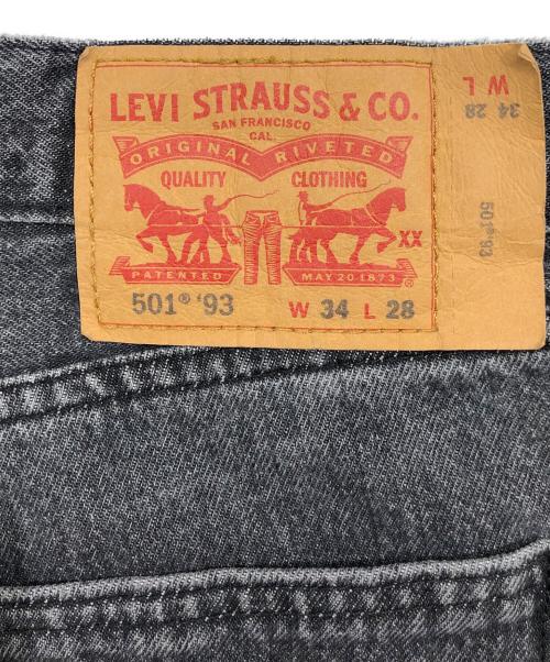 LEVI'S（リーバイス）LEVI'S (リーバイス) green label relaxing (グリーンレーベルリラクシング) 501 93 デニムパンツ ブラック サイズ:34×28の古着・服飾アイテム