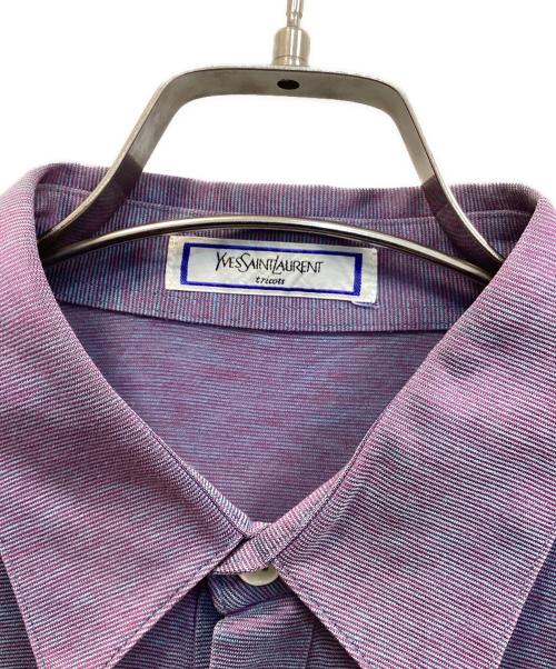 Yves Saint Laurent tricots（イブサンローラントリコット）Yves Saint Laurent tricots (イブサンローラントリコット) ポロシャツ ネイビー サイズ:Lの古着・服飾アイテム