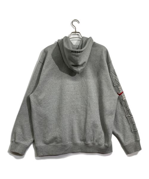 NIKE（ナイキ）NIKE (ナイキ) SUPREME (シュプリーム) Hooded Sweatshirt グレー サイズ:XLの古着・服飾アイテム
