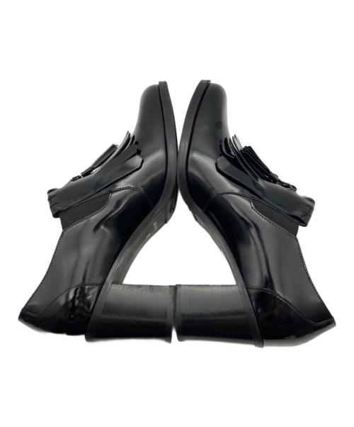 luca grossi（ルカグロッシ）Luca Grossi (ルカグロッシ) キルトタッセルブーティ ブラック サイズ:23.5の古着・服飾アイテム