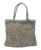 ANTEPRIMAアンテプリマ）の古着「ワイヤーグリッタースクエアバッグ」｜シルバー