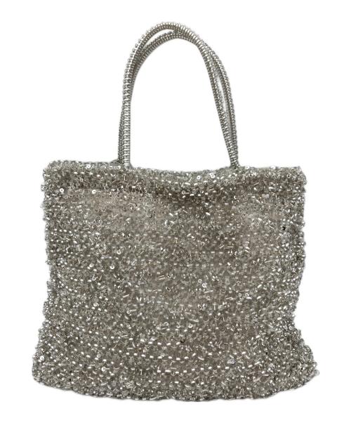 ANTEPRIMA（アンテプリマ）ANTEPRIMA (アンテプリマ) ワイヤーグリッタースクエアバッグ シルバーの古着・服飾アイテム